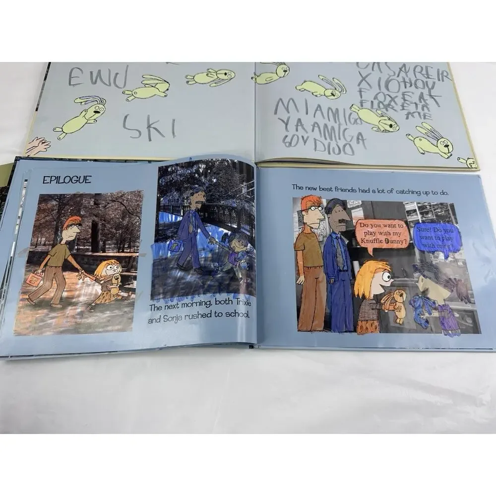 Knuffle Bunny Series Picture Books by Mo Willems Pigeon Lot Of 3 Hardcover